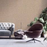Livingwalls Ethnotapete My Home My Spa Vliestapete Study Libary Home hellbraun, silber, gold 