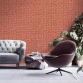 Livingwalls Ethnotapete My Home My Spa Vliestapete Study Libary Home rot, gold 