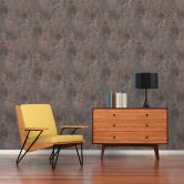 Florale Tapete Grau Beige - Natur-Tapete im Landhaus-Stil - Vliestapete Schlafzimmer Flur 