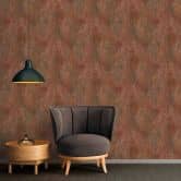 papier peint fleurs marron beige - papier peint naturel style campagne - papier peint intissé chambre bureau 