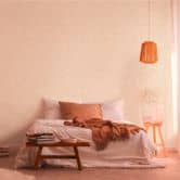 Florale Tapete Creme Beige - Natur-Tapete im Landhaus-Stil - Vliestapete Schlafzimmer Büro 