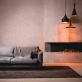 Landhaus-Tapete Grau Beige - Vliestapete Wohnzimmer - Florale Tapete Schlafzimmer Büro 