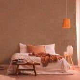 brown beige country house wallpaper - fleece wallpaper living room - floral wallpaper bedroom hallway 