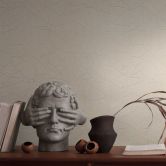 Abstrakte Mustertapete in Creme Beige – Moderne Vliestapete mit Linienstruktur 