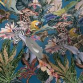 A.S. Création Dschungeltapete Dream Flowery Vliestapete tropisch blau, gelb, grün, beige 
