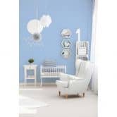Perfect for the children's room: Smooth blue unit wallpaper for boys - Made in Germany 