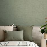 Vlies Tapete floral - markantes Retro-Muster in Steingrau & Naturton 