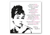 Leichtes Wandbild Audrey - quadratisch | mattes Finish 