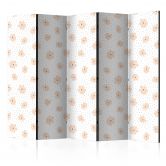Paravent, Raumteiler freistehend, Trennwand - Children Flowers II, 5-teilig - einseitig bedruckt - 225x172 cm 