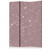 Paravent, Raumteiler freistehend, Trennwand - Night Sky: Artistic Constellations 