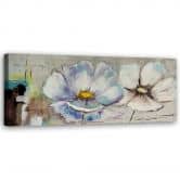 Leinwandbild, Blumen Aquarell 