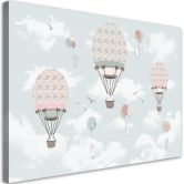 Leinwandbild, Bunte Ballon Tiere Kinder 
