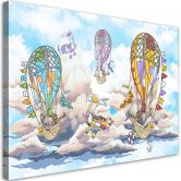 Leinwandbild, Bunte Luftballons 