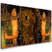 Leinwandbild 3 teilig, Judyta mit dem Kopf von Holofernes 