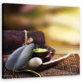 Canvasbillede, Zen Spa planter 