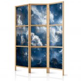 Japanischer Paravent, Raumteiler freistehend, Trennwand - Astronomical Wonders 