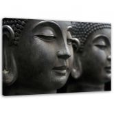 Leinwandbild, Buddha-Figuren 