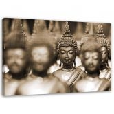 Leinwandbild, Buddha Braun Zen 