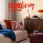 COSMOPOLITAN Tapete Sandbeige mit Struktur - warme Vliestapete Wohnzimmer 