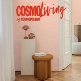 COSMOPOLITAN wallpaper apricot pink - modern non-woven wallpaper living room bedroom 