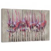 Canvas print 5 delen, planten bloemen Simnitło 