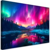 Leinwandbild, Abstrakte Himmelslandschaft 