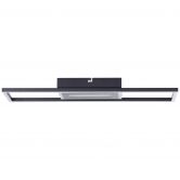 Deckenleuchte Benedikt, schwarz, 55 x 16 cm, Metall Lampe 