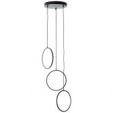 Pendelleuchte Elea, schwarz, 150 x 44,9 cm, Metall Lampe 
