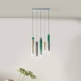 Design LED-Pendelleuchte Jenna, 8-flammig 