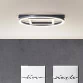 Deckenleuchte Leopold, braun, 5,5 x 39 cm, Holz Moderne LED-Deckenleuchte, dimmbar 