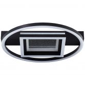 Deckenleuchte Marlies, schwarz, 6 x 37 cm, Metall Glitzereffekt 