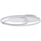 Deckenleuchte Mick, weiß, 7 x 50 cm, Metall Deckenlampe, dimmbar 