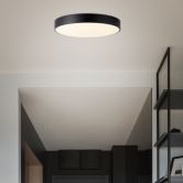 Wand- und Deckenleuchte Niklas, schwarz, 8 x 49 cm, Metall Deckenleuchte 