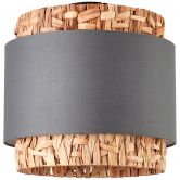 Deckenleuchte Till, beige, 35 x 35 cm, Textil Lampe 