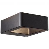 Wandleuchte Ida, schwarz, 4,5 x 12 cm, Metall Außenleuchte 