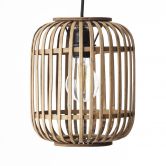 Pendelleuchte Willi, braun, 130 x 21,5 cm, Metall Pendellampe, dimmbar 