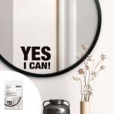 Spiegelsticker, Dekorativer Sticker YES I CAN!  