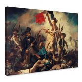 Leinwandbild Delacroix - Die Freiheit führt das Volk 