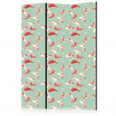 Paravent, Raumteiler freistehend, Trennwand - Fish and Japanese Pattern 