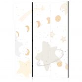 Paravent, Raumteiler freistehend, Trennwand - Fairy-Tale Galaxy 