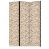 Paravent, Raumteiler freistehend, Trennwand - Beige Nature of the Forest 