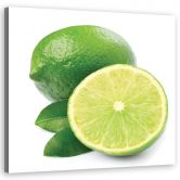 Leinwandbild, Limette Obst 
