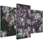 Leinwandbild 3 teilig, Iris Blume 