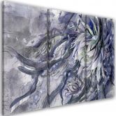 Leinwandbild 3 teilig, Blume der Königin der Nacht 