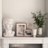 streepjes behang vliesbehang Erismann Versailles wit, grijs, zilver 