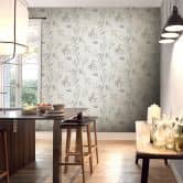 Rankentapete, Bambusmustertapete, Vliestapete Erismann Martinique beige 