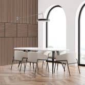 Wandpaneel Jangal Modular Wall Akustikpaneel Furnier - Davert Oak 