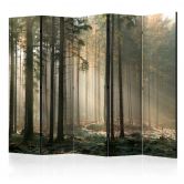 Paravent, Raumteiler freistehend, Trennwand - Foggy November morning II, 5-teilig - einseitig bedruckt - 225x172 cm 