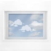 Frosted Glass - Clouds 
