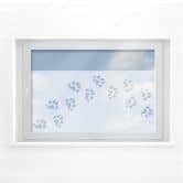 Fensterdekor Pfotentapsen 